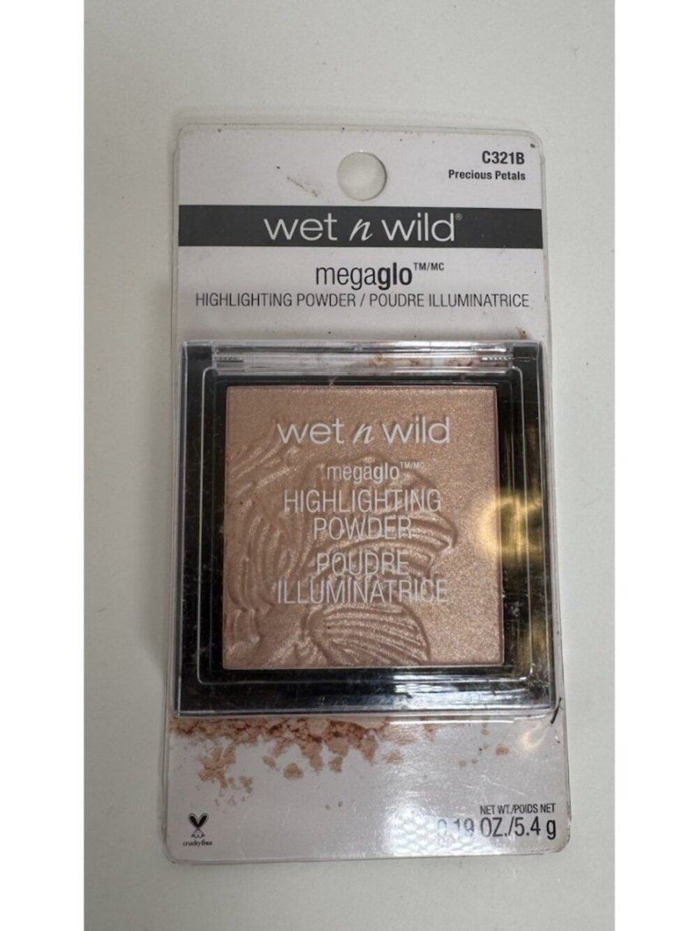 Wet n Wild MegaGlo Highlighting Powder Precious Petals 321B 0.19 oz New Sealed